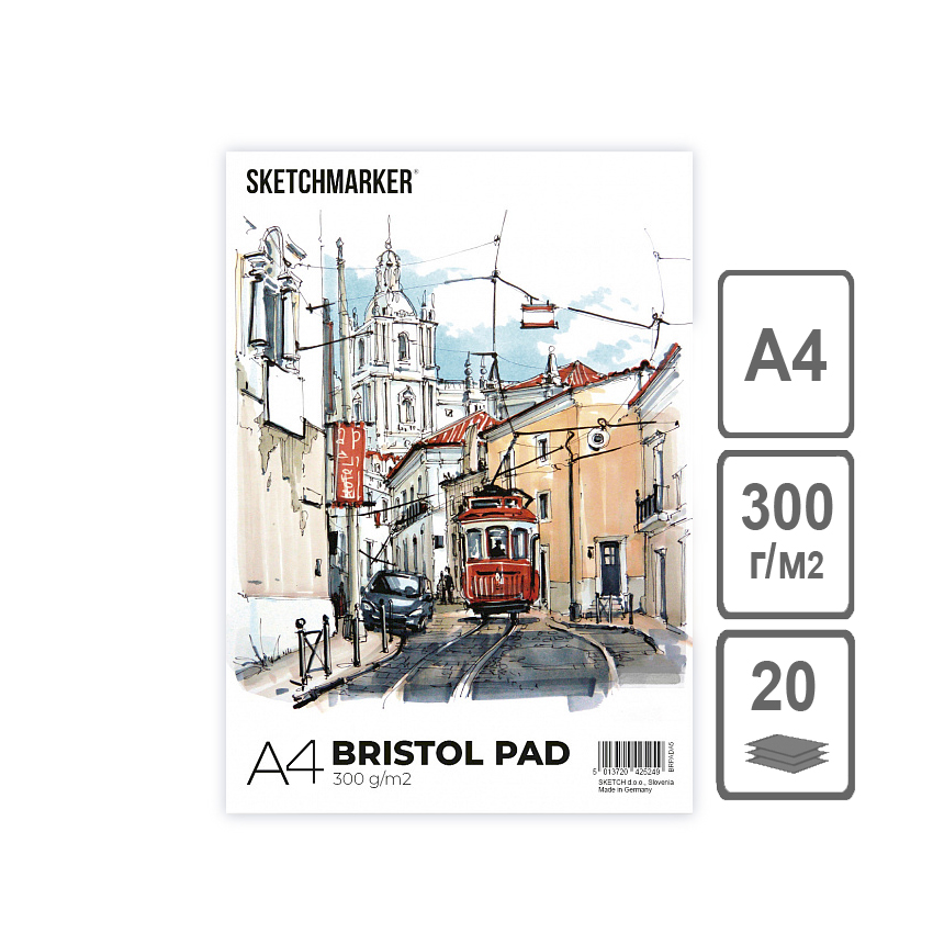 Альбом-склейка Bristol Pad A4