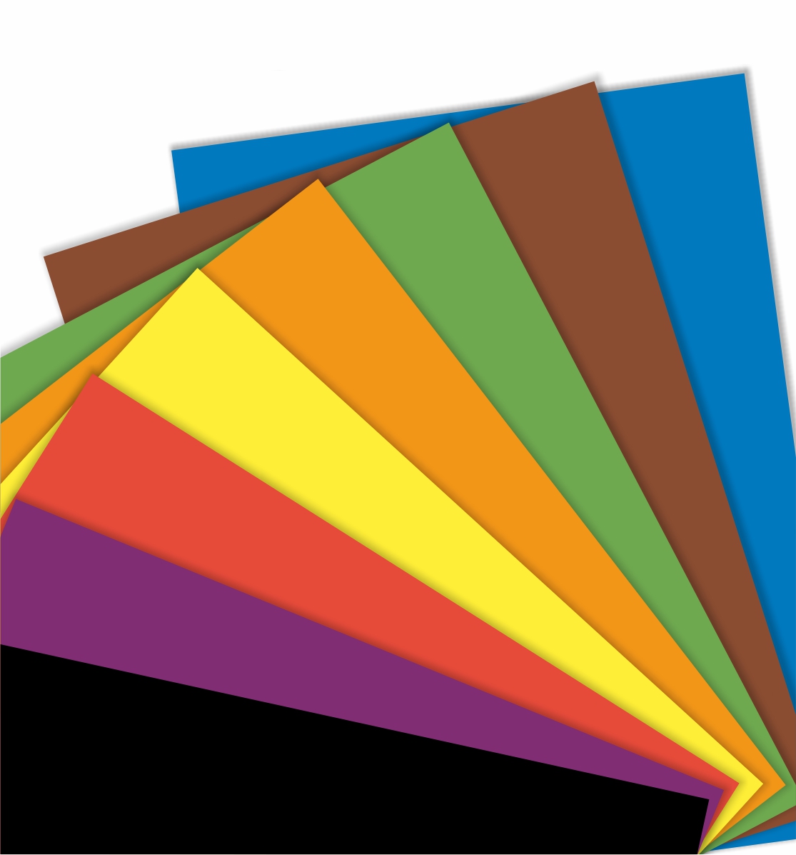 Набор цветной бумаги Белочка А4